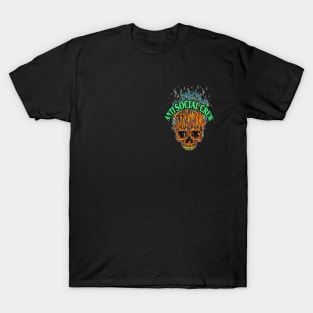 Reverse Drip Skull T-Shirt